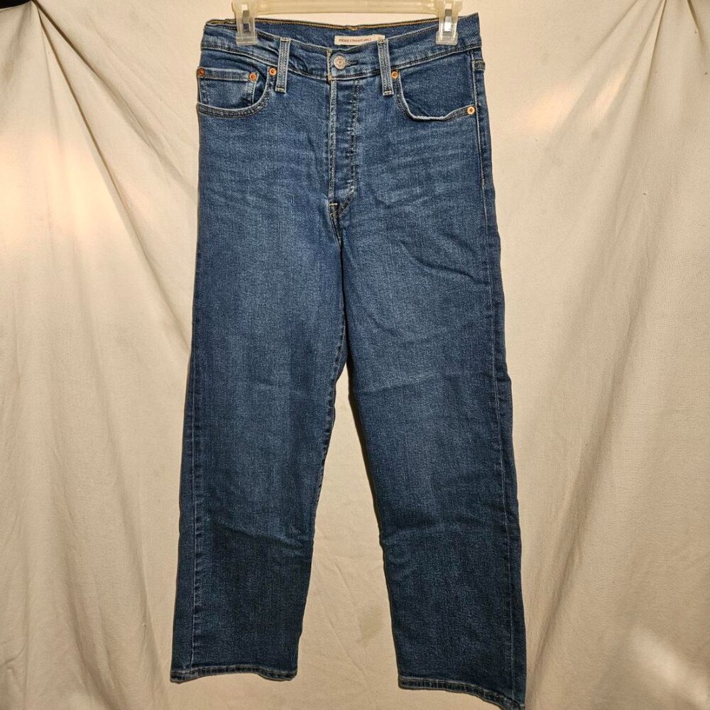 Levi Ribcage Straight Ankle Jeans